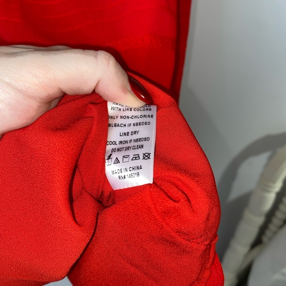 Lost + Wander Scorpion Red Off The Shoulder Mini Dress - Picture 10 of 11